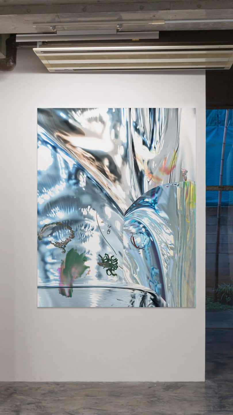 Alex Fischer, Chrome Butter Medusa, 2024-04-24 digital composite